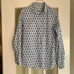 Garnet Hill button-down blouse